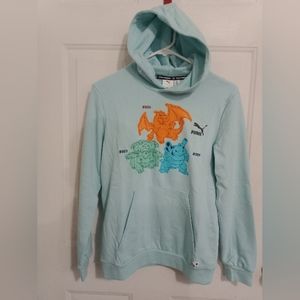Puma X Pokémon Pullover Hoddie Size L (13-14)Y